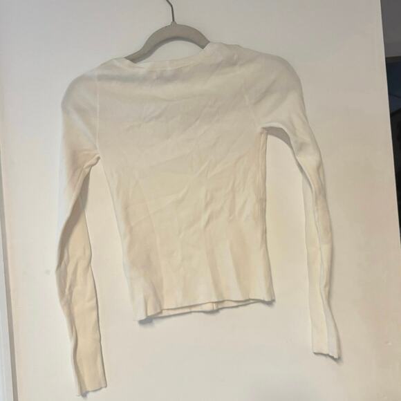 NWT Madewell The Signature Knit Scoopneck Cardigan In Winter White Size XXS - Picture 3 of 5